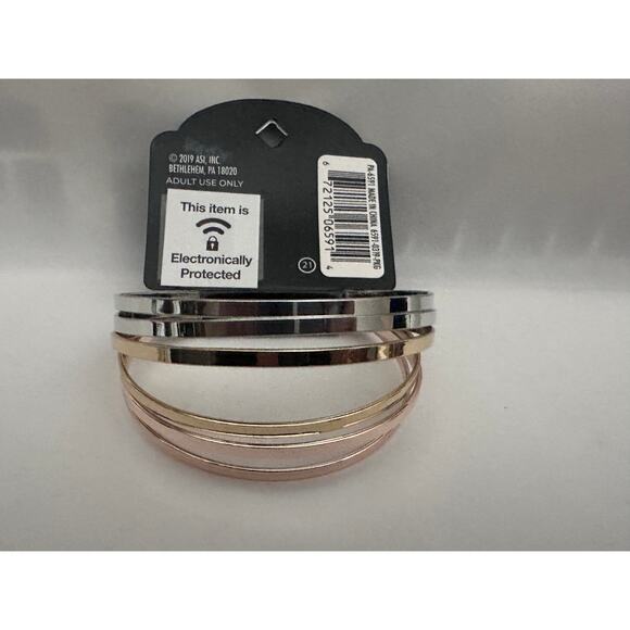 New Mixed Metal 6-Piece Bangle Bracelet Set  by Jasmine Lane Jewelry Co. - Picture 8 of 9